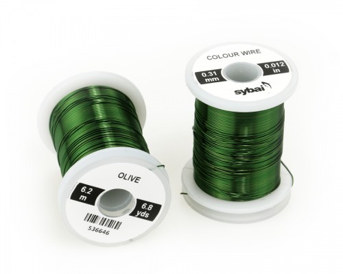 Colour Wire, 0.31 mm, Olive
